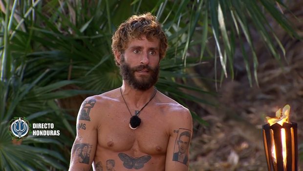 Pelayo Díaz en 'Supervivientes' (Mediaset).