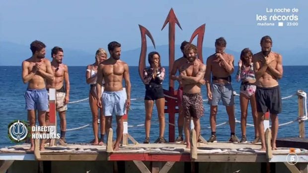 Primer posicionamiento en 'Supervivientes 2025'. (Mediaset)