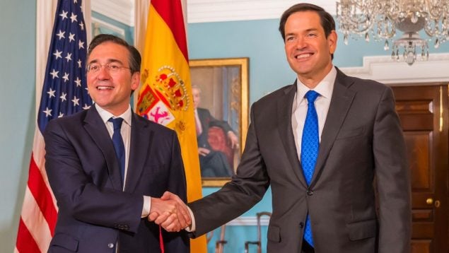 Albares Marco Rubio gasto Defensa 5%