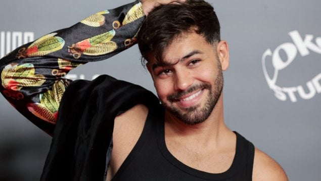 Agoney en la inauguración de 'UmusicHote'. (Foto: Gtres)