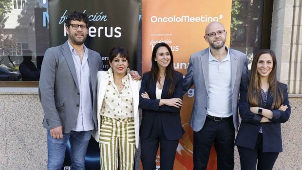Cristina Medina durante la presentación Oncolomeeting (Foto: Gtres).