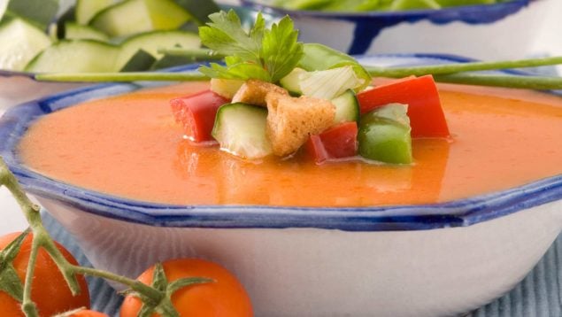 Receta rápida de gazpacho