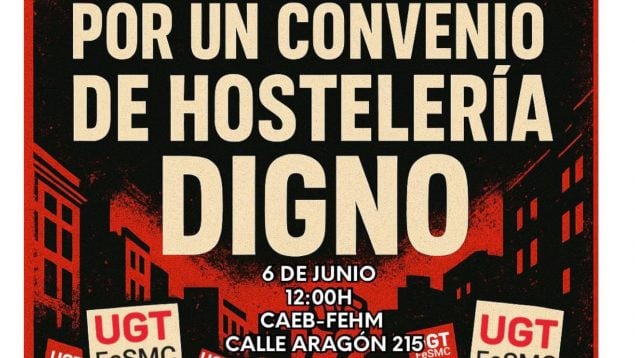 UGT movilizaciones convenio hostelería