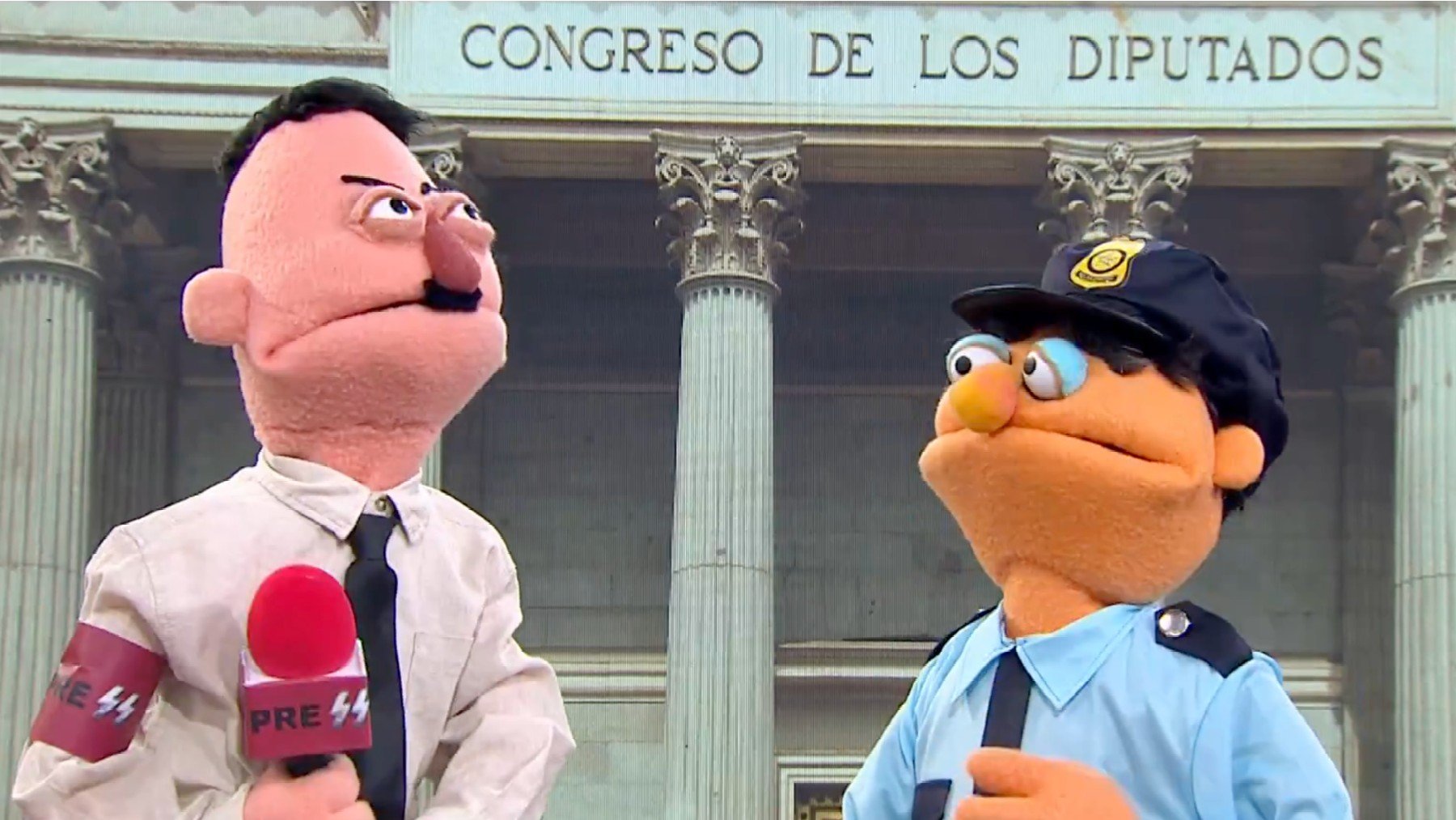 Video de TVE comparando a la prensa crítica con Hitler