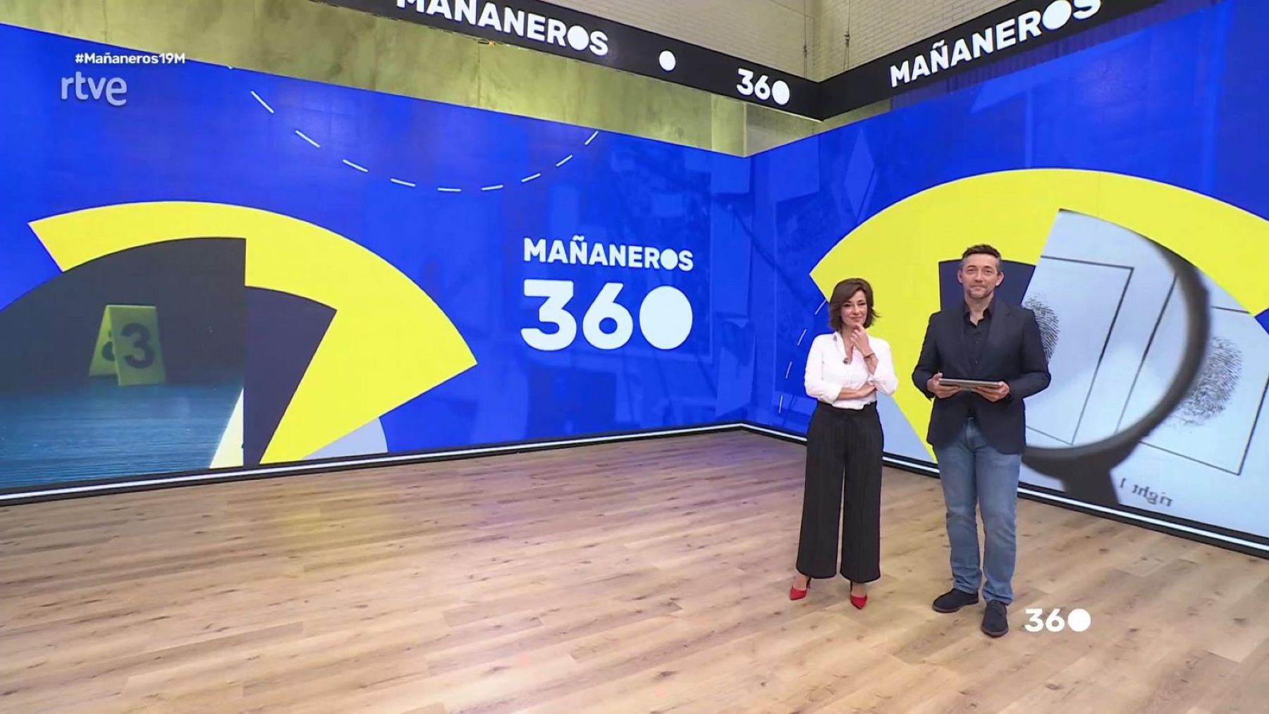 Adela González y Javier Ruiz en ‘Mañaneros 360’ (RTVE).