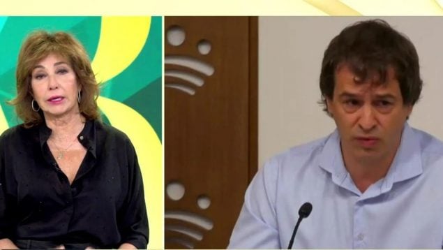 Ana Rosa Quintana y David Sánchez.