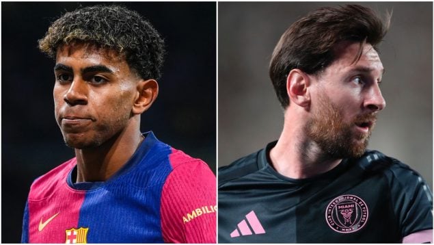 Lamine Yamal Leo Messi