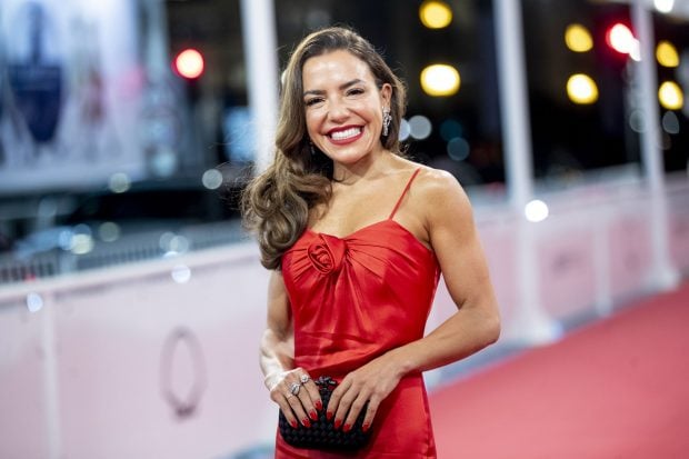 Paula Ordovás en el Festival de San Sebastián. (Foto: Gtres)