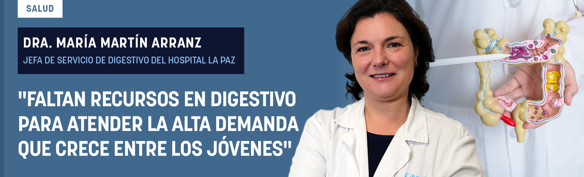 Dra. Arranz: Faltan recursos en digestivo para atender la alta demanda que crece entre los jóvenes