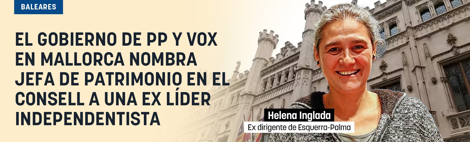 El gobierno de PP y Vox en Mallorca nombra jefa de Patrimonio en el Consell a una ex líder independentista