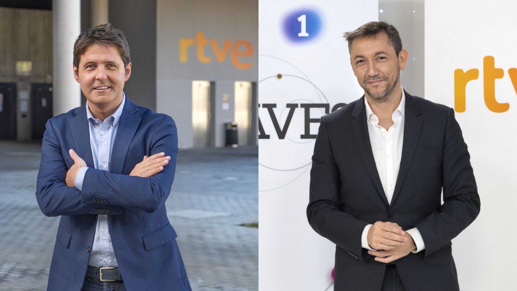 Jesús Cintora y Javier Ruiz. (RTVE)
