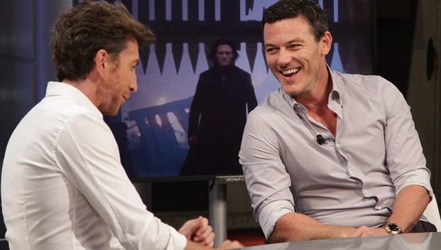 Luke Evans en el plató de El Hormiguero (Atresmedia).