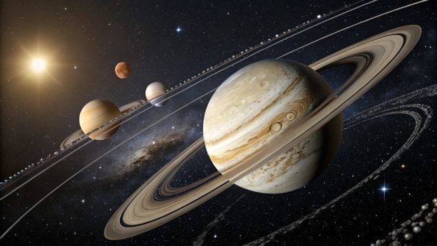 Planetas, anillos, Sistema Solar, NASA