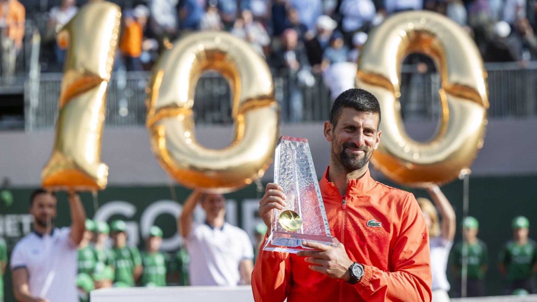 Djokovic gana en Ginebra su título número 100. (EFE)