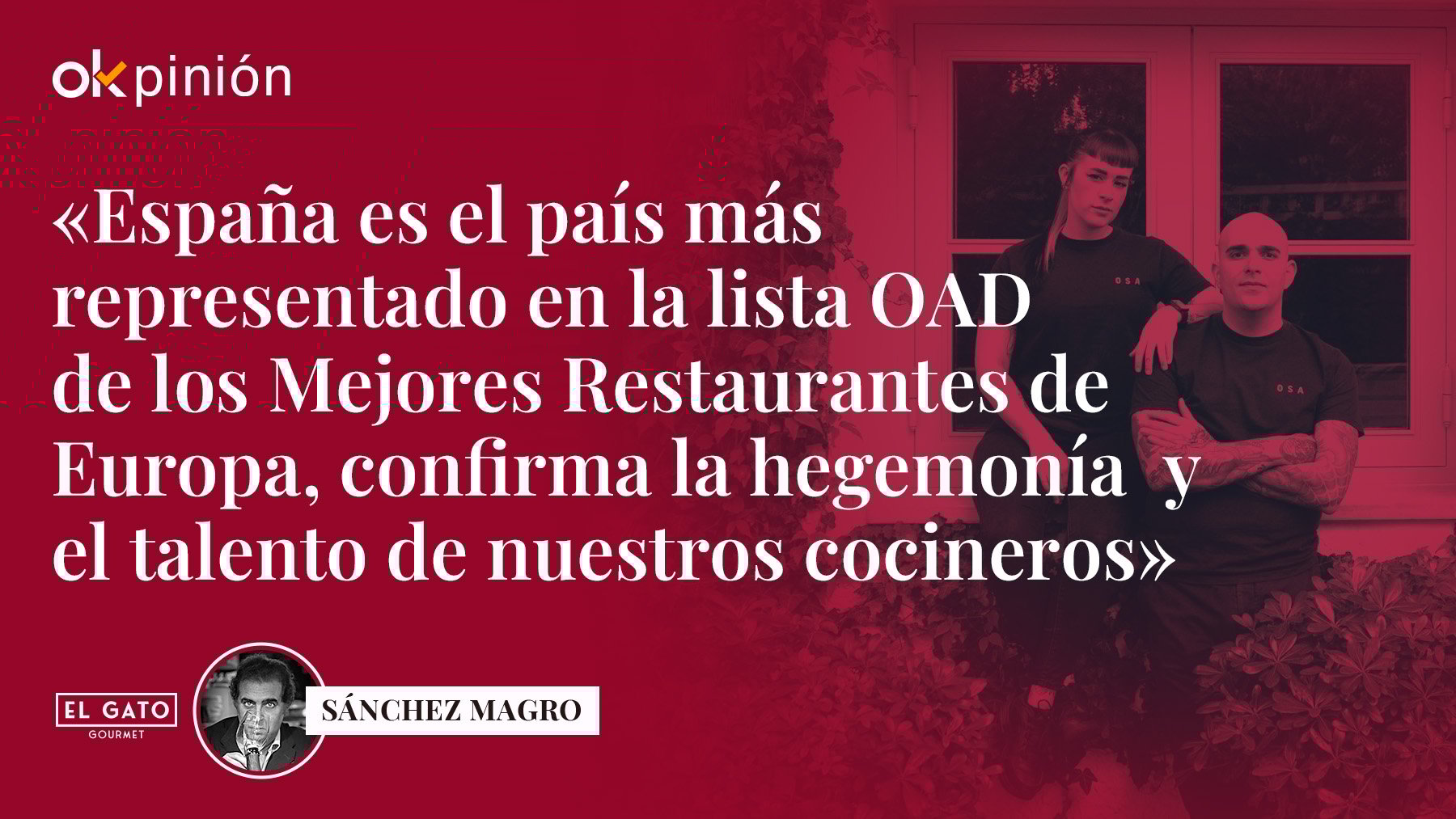 Bagá, Etxebarri, Vandelvira, y Osa, la nueva élite gastronómica que conquista Europa