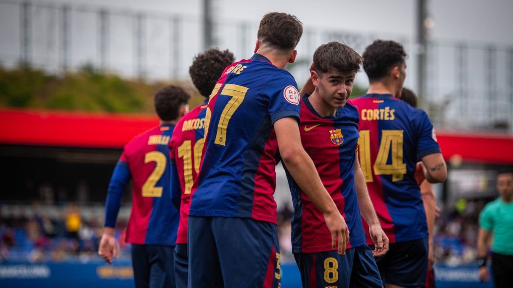 Jugadores del filial del Barça. (FC Barcelona)