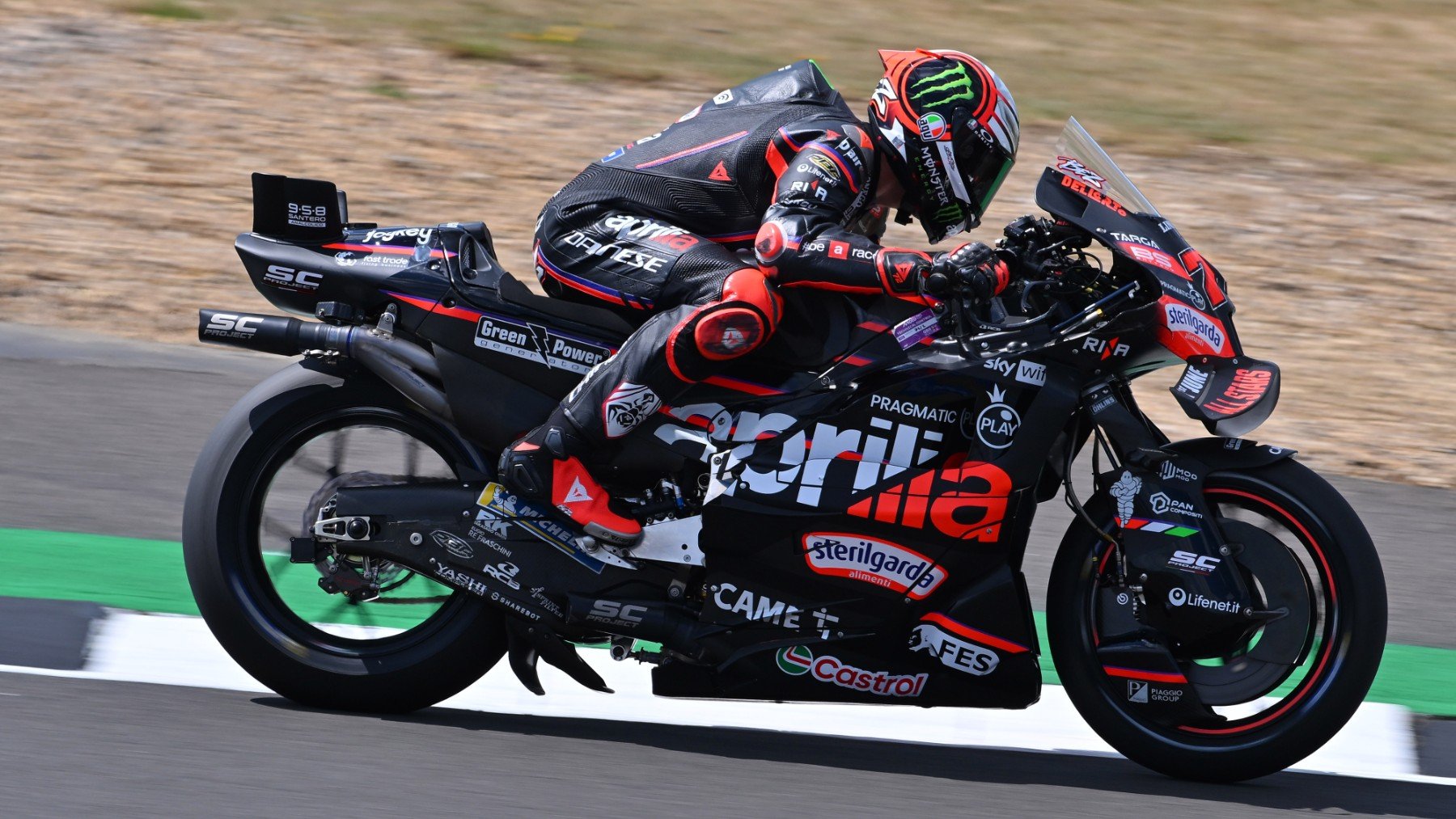 Marco Bezzecchi durante el GP de Reino Unido de MotoGP. (EP)