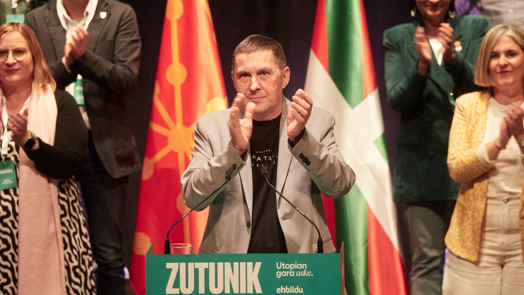 Arnaldo Otegi, líder de los proetarras de Bildu. (Foto: EP)