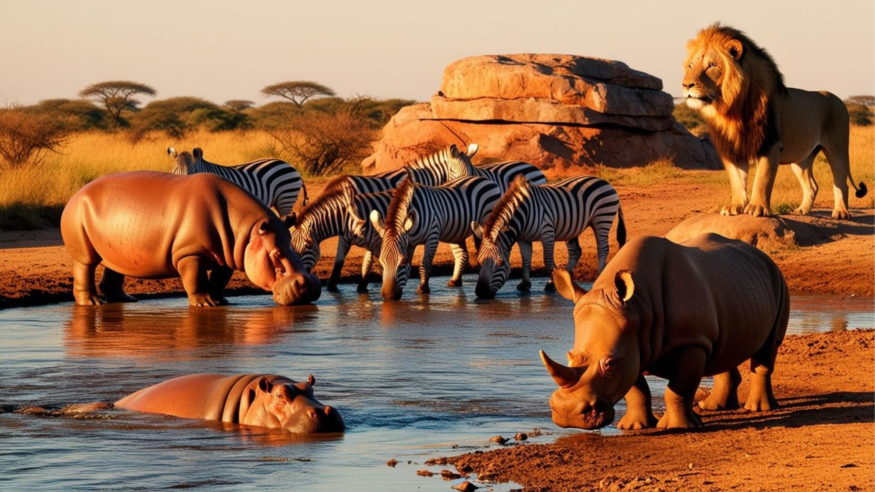 Animales. Foto: Canva IA