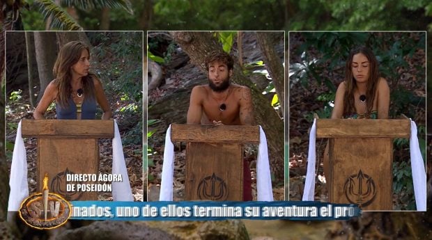 Carmen Alcayde, Montoya y Anita Williams en Supervivientes 2025. (Mediaset)
