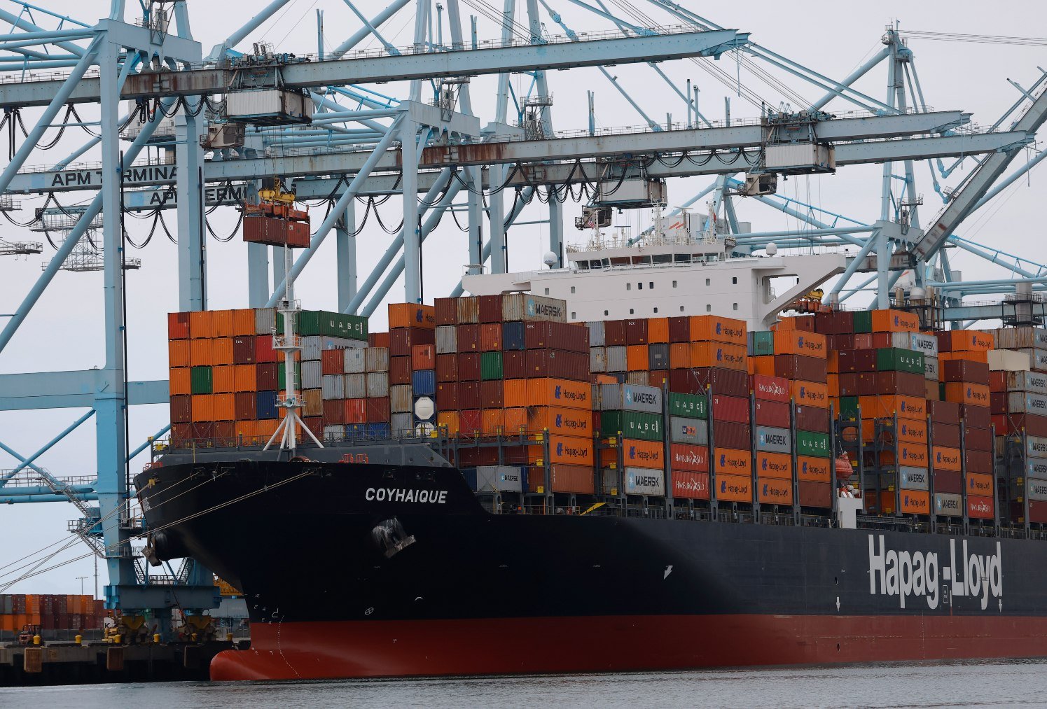 Contenedores en el Puerto de Los Ángeles (California). (Getty Images)
