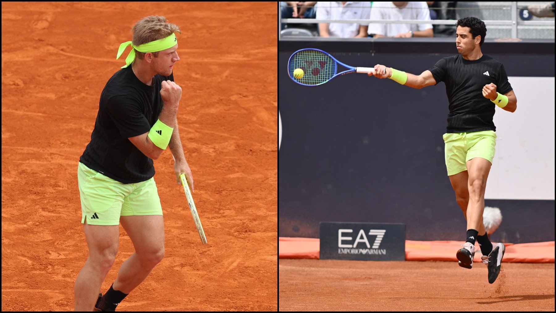Alejandro Davidovich y Jaume Munar. (Getty/EP)