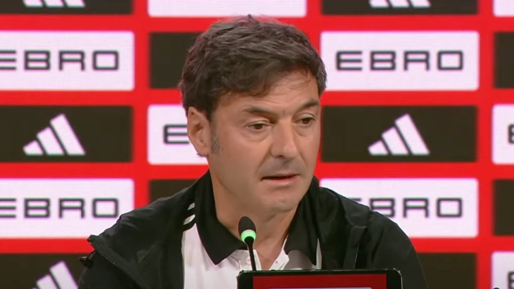 Denia en rueda de prensa. (RFEF)