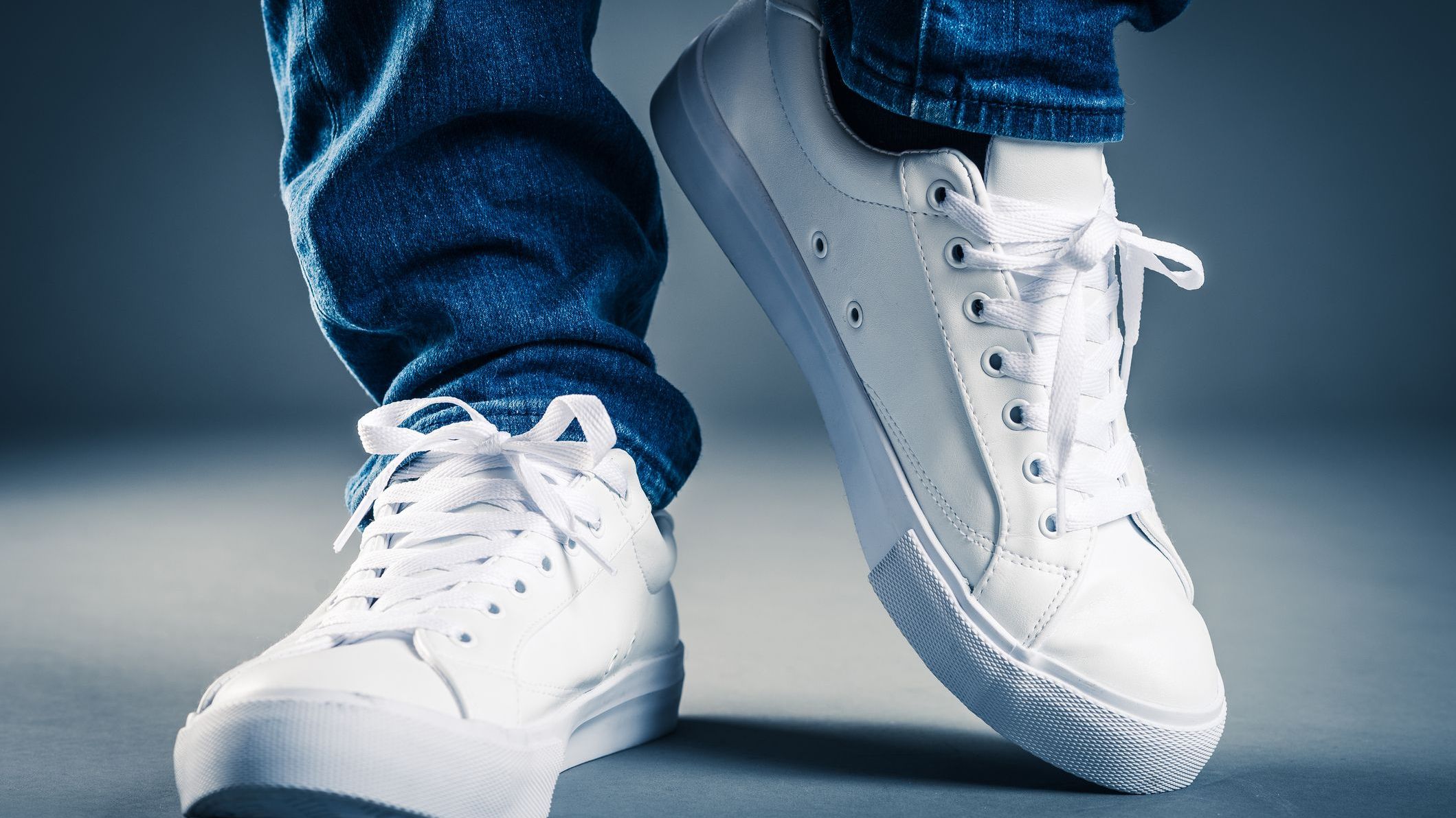 Men wearing sneakers
