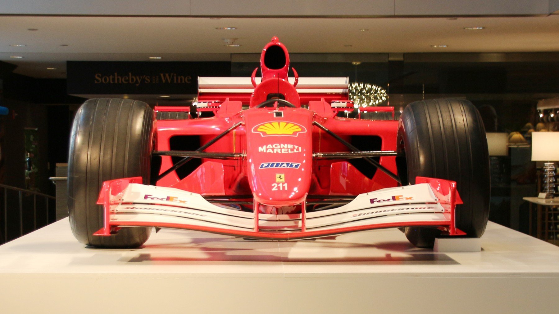 Este es el Ferrari de Michael Schumacher que será subastado en Mónaco. (EP)