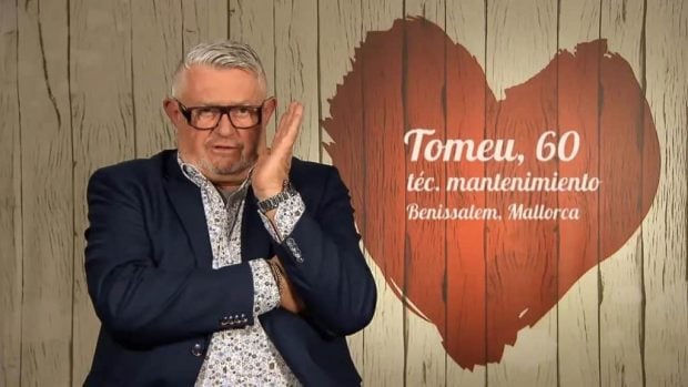 Tomeu, participante de 'First Dates'. (Mediaset)