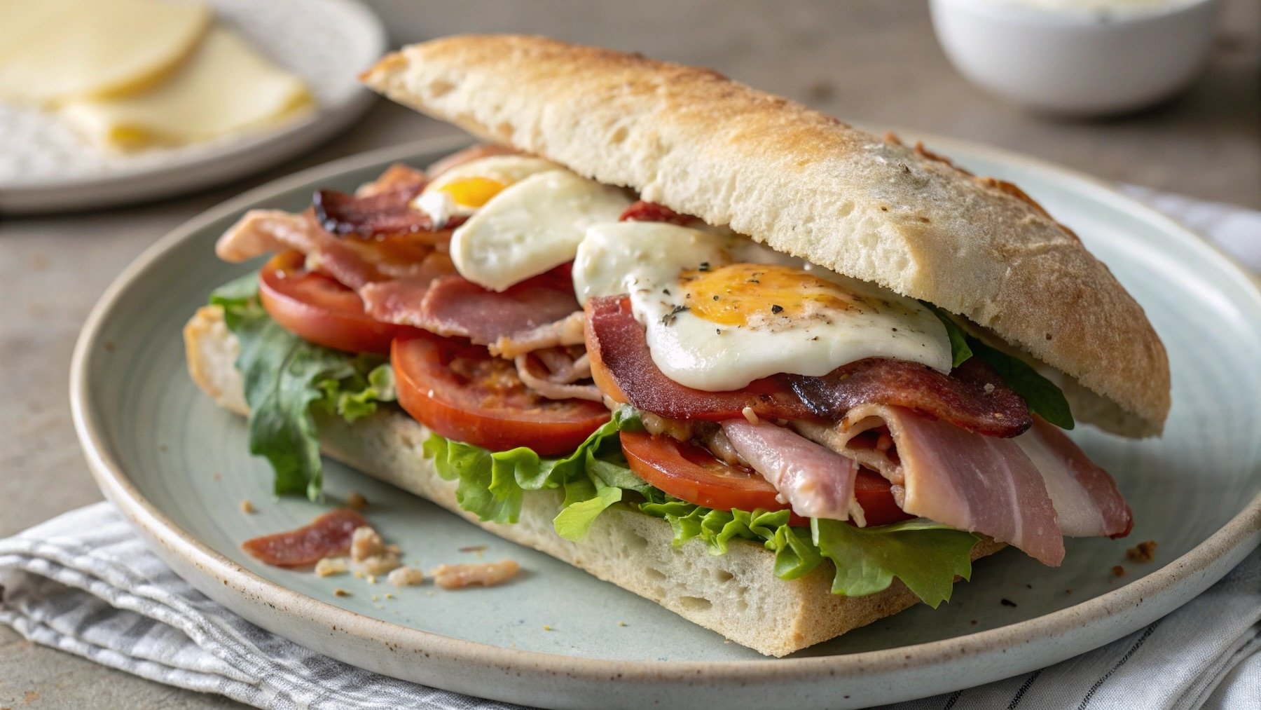Recreación de un bocadillo.