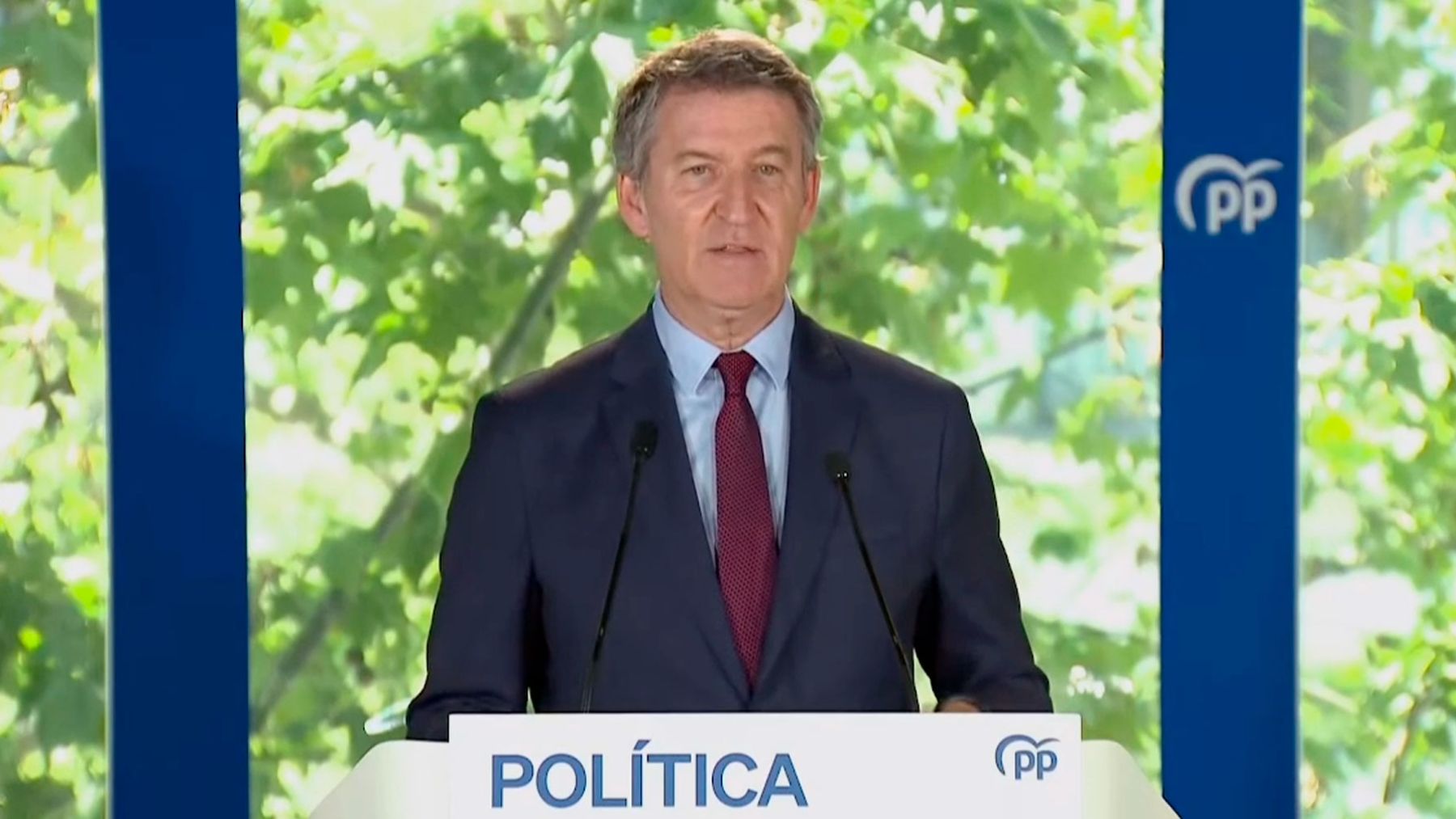 Alberto Núñez Feijóo, presidente del PP.