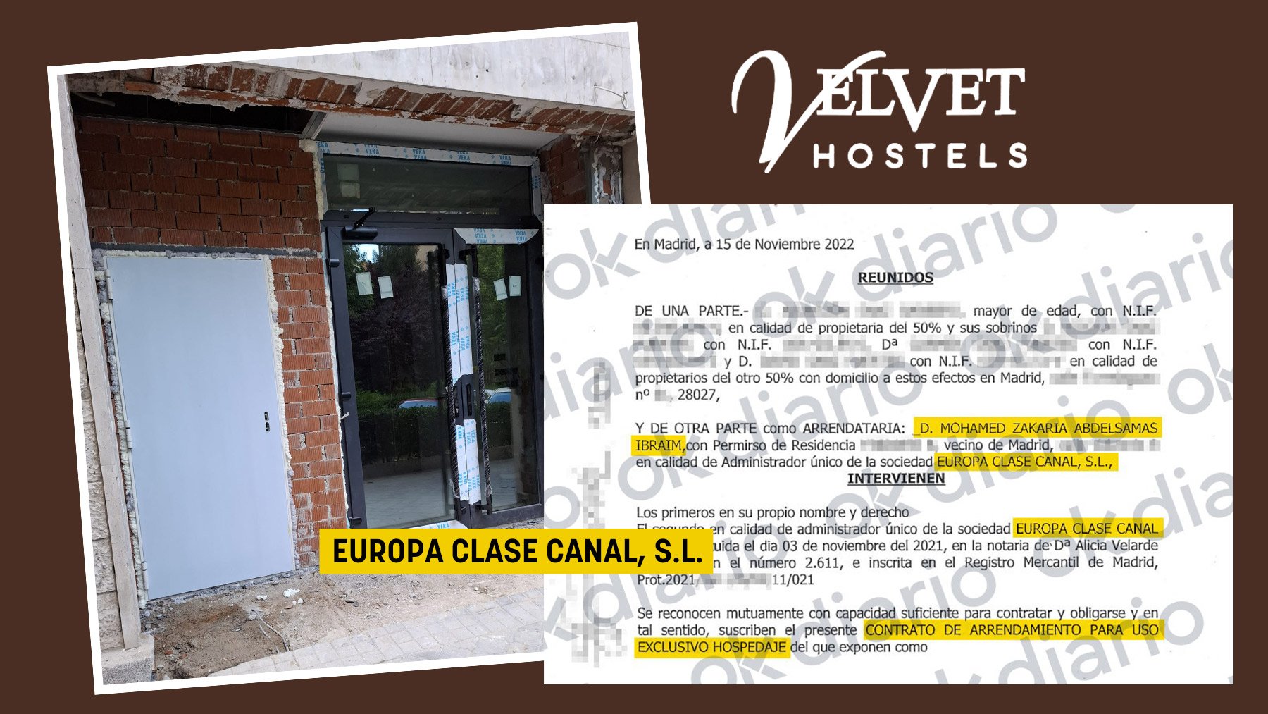 Contrato de alquiler y obras del próximo hostel Velvet en Parque de las Avenidas.