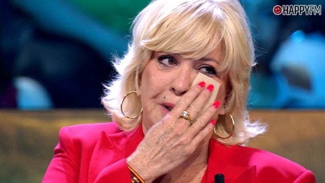 Bárbara Rey en el plató de Supervivientes 2025. (Mediaset)
