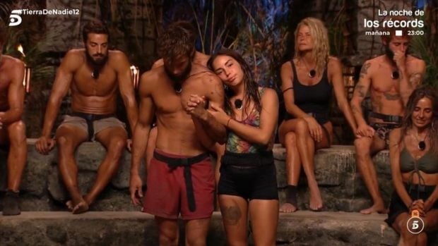 Montoya y Anita en la Palapa. (Mediaset)
