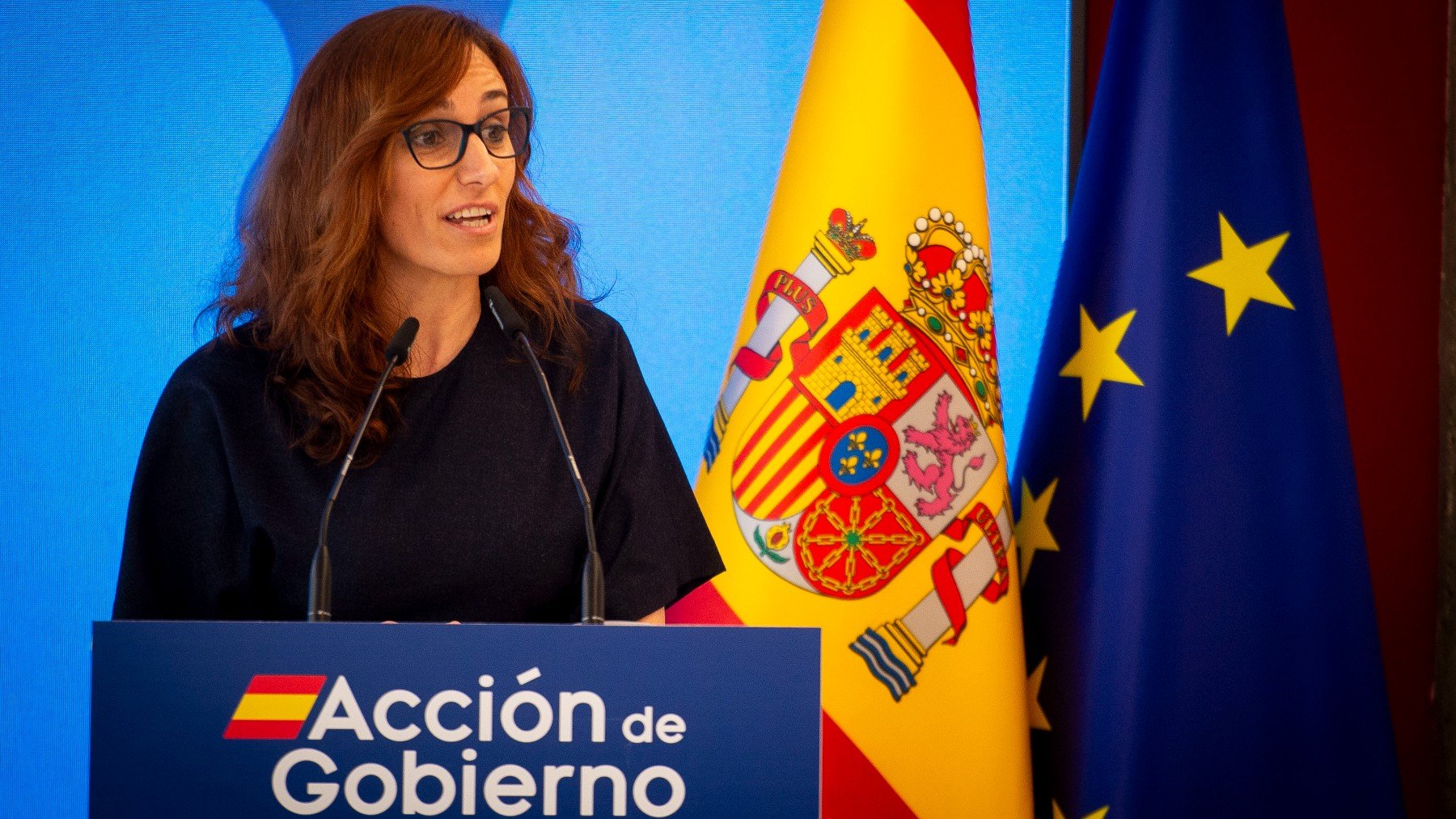 La ministra de Sanidad, Mónica García.