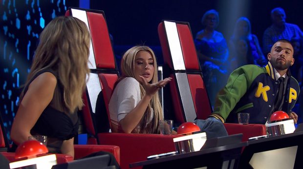 Lola Índigo justifica su bloqueo a David Bisbal en La Voz Kids. (Atresmedia)