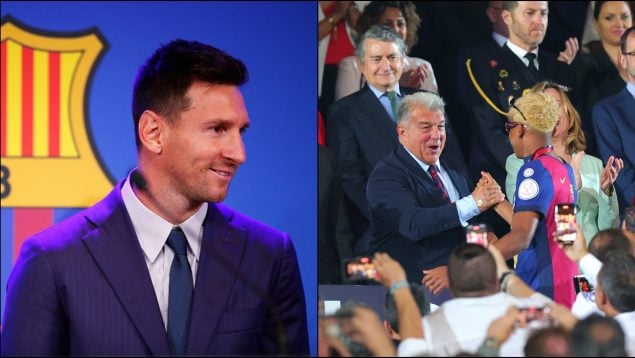 Laporta Messi Lamine Yamal