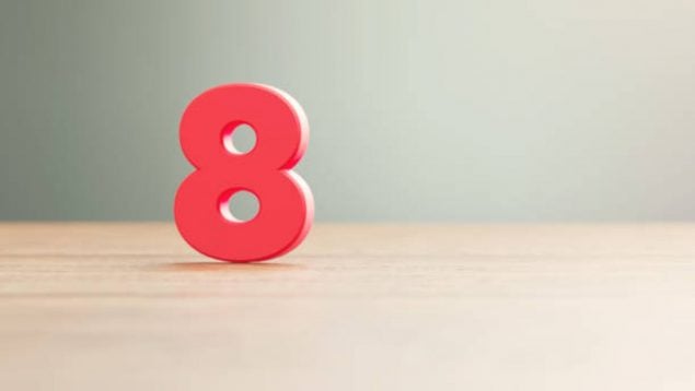 número 8