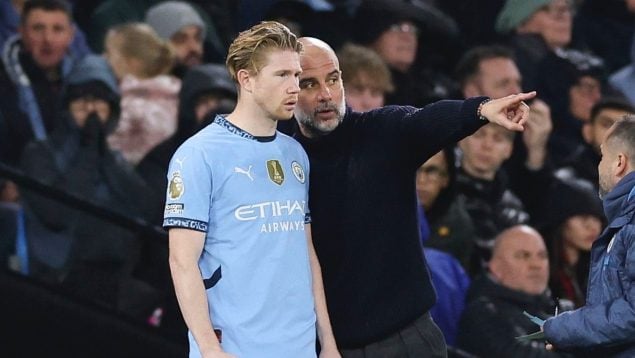 De Bruyne Guardiola