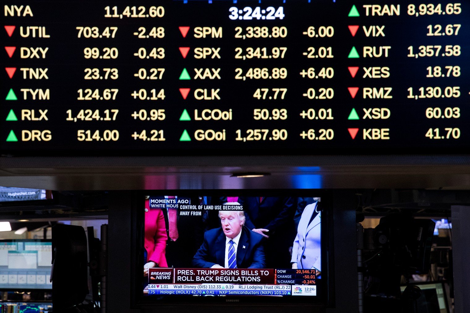 El parqué de la Bolsa de Nueva York. (Getty Images)
