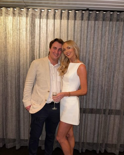 La estrella de OnlyFans Annie Knight junto a Harry, su futuro marido (Instagram).