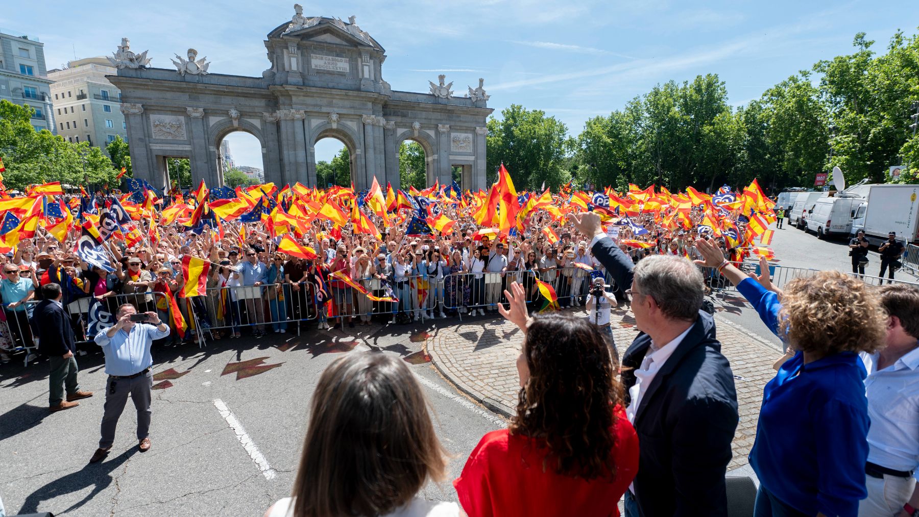 Manifestación del PP en Madrid. (EP)