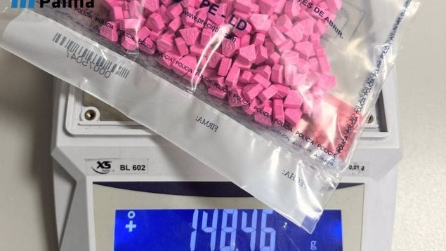 Detenido un colombiano sin carnet en Son Gotleu con 360 pastillas de éxtasis en el maletero