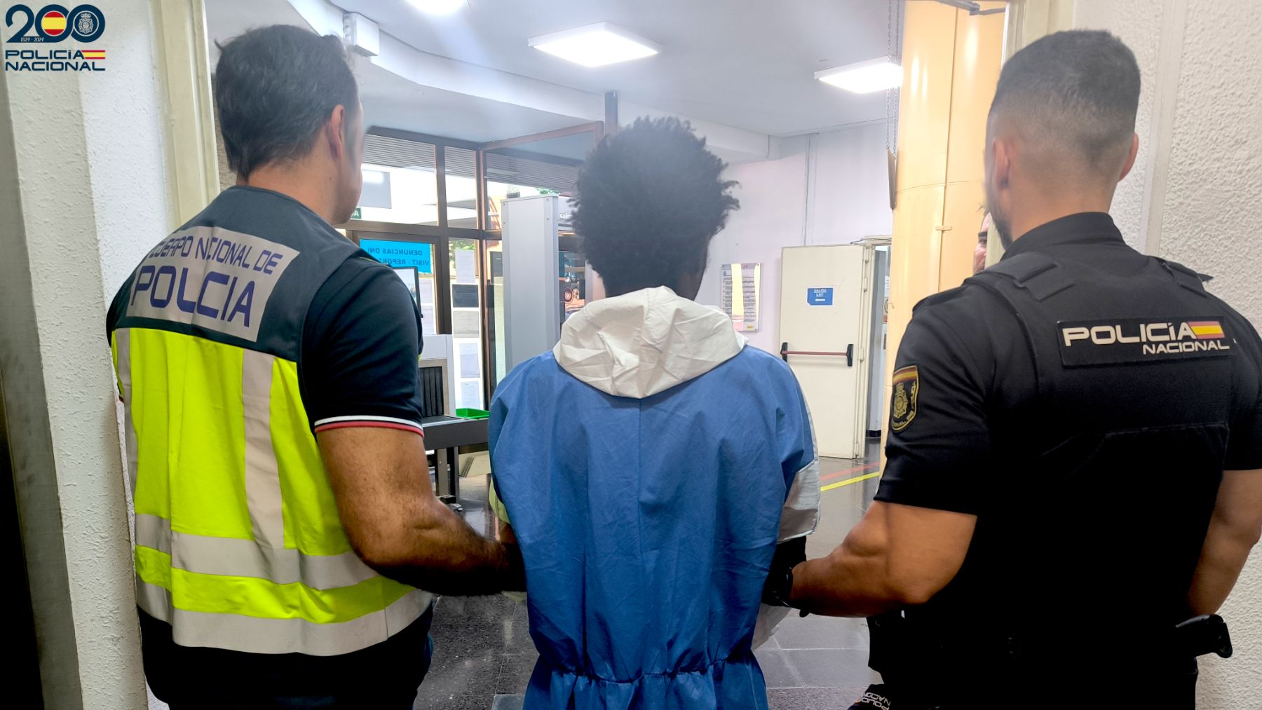 El detenido.