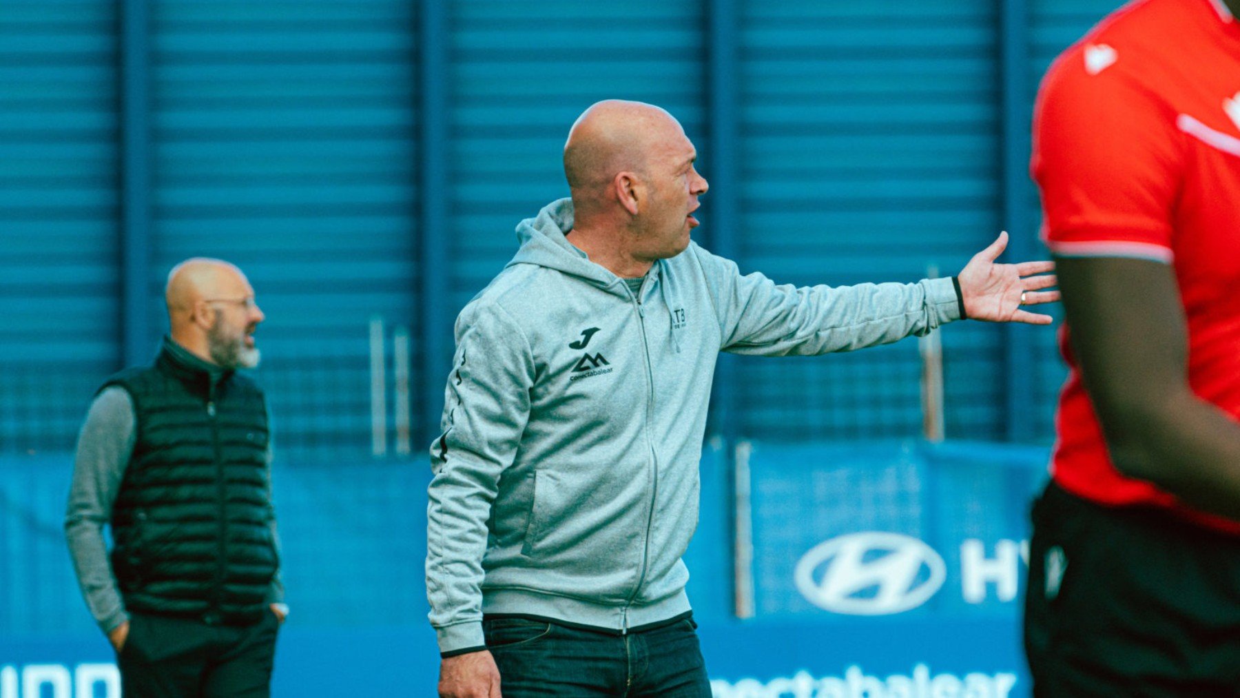 Luis Blanco, en un entrenamiento.