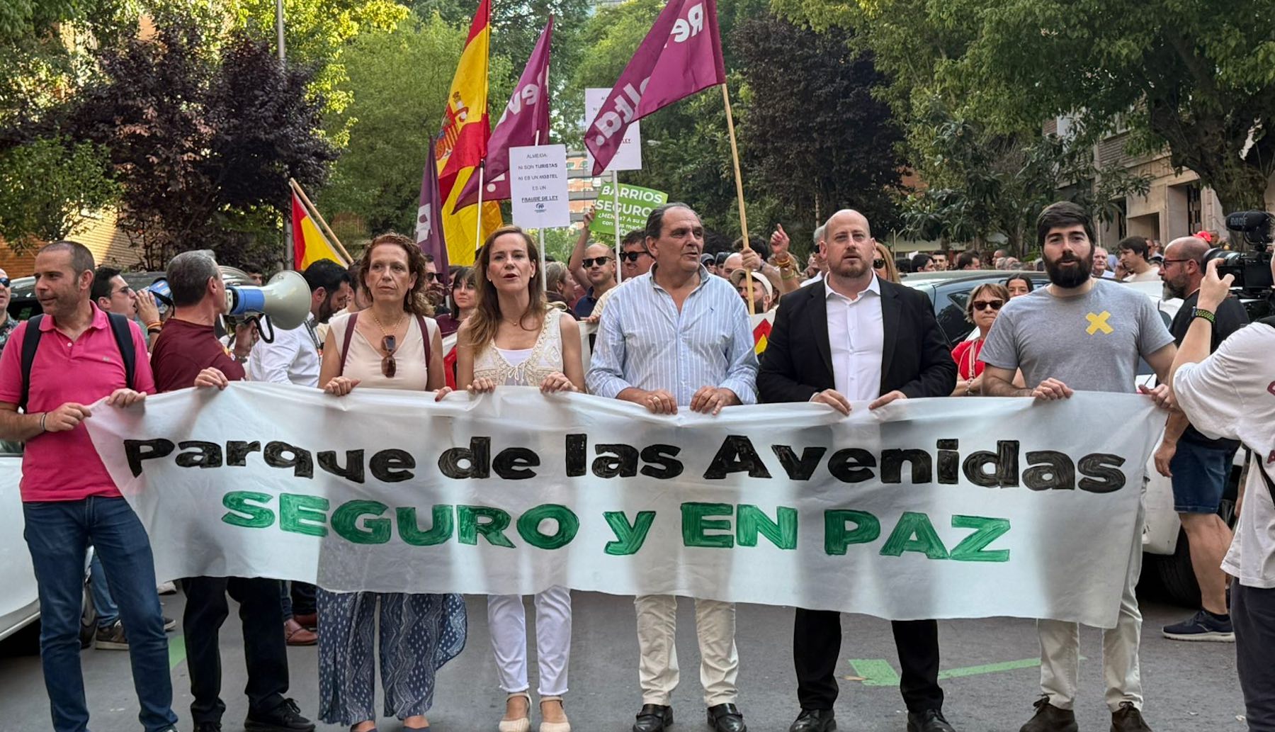 La manifestación ha tenido lugar en la zona del Parque de las Avenidas.