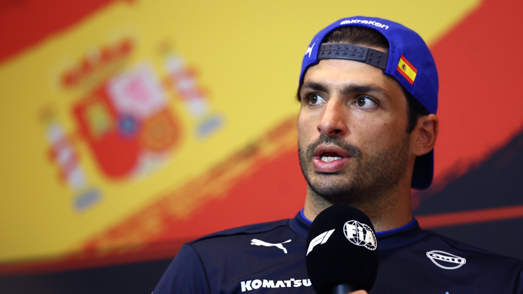 Carlos Sainz en Montmeló. (Getty)