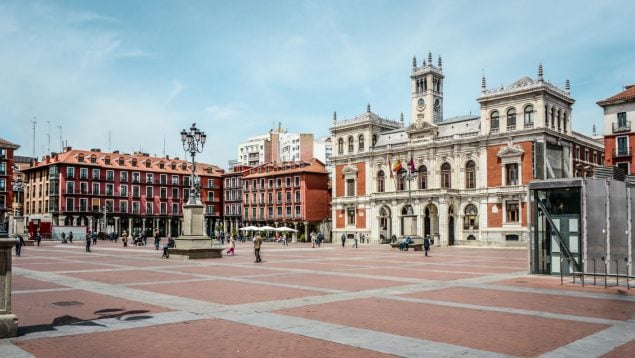 Plaza Mayor de Valladolid, patria chica de Delibes.