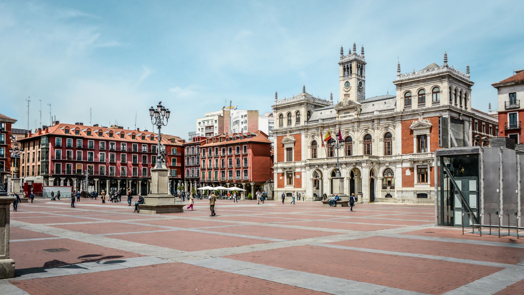 Plaza Mayor de Valladolid, patria chica de Delibes.
